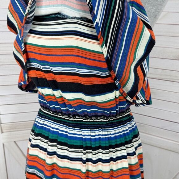 Exotik Y2K Striped Layered Mini Dress Sundress Multicolor Small - Picture 6 of 13